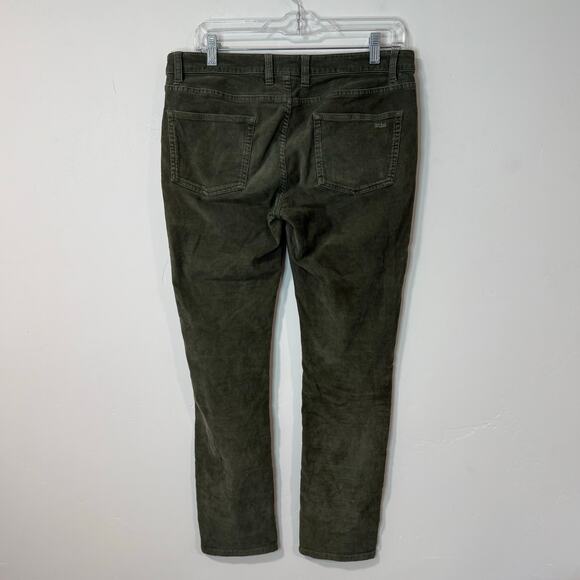 Stio Women's Rivet Cord Pants Corduroy Stretch Green 10 Reg Slim Skinny - Picture 2 of 10